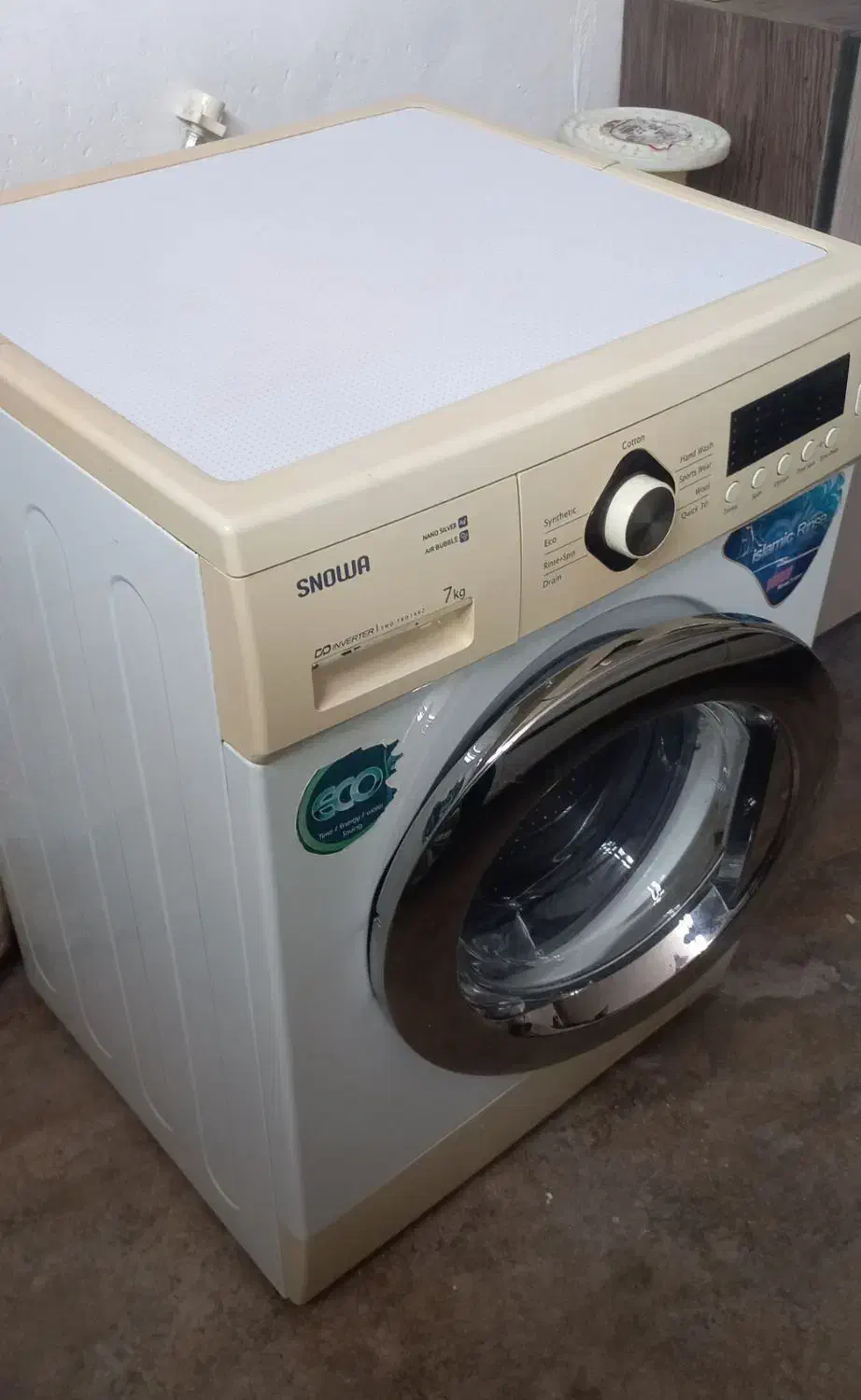 لباسشویی ۷کیلویی اسنووا بدون تسمه سالم|ماشین لباسشویی و خشک‌کن لباس|رشت, اسماعیل آباد|دیوار