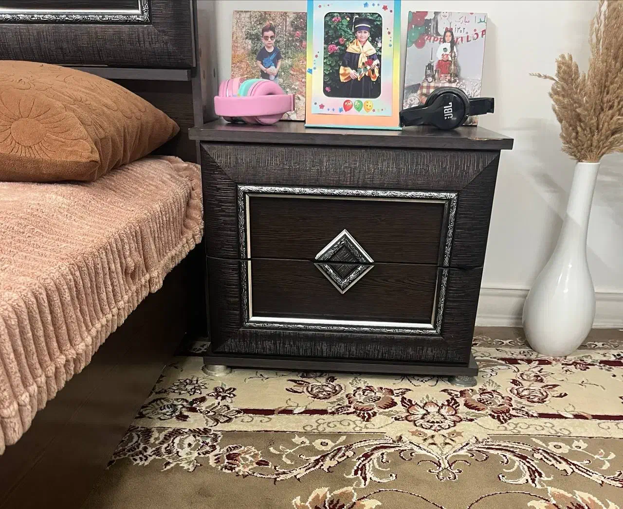 سرویس خواب دو نفره|تخت و سرویس خواب|قائم‌شهر, |دیوار