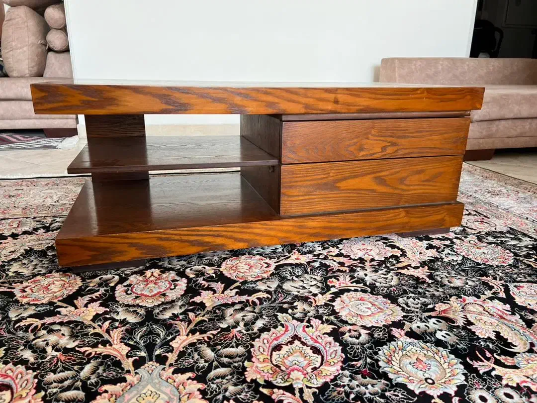 میز تلویزیون با روکش چوب طبیعی، شیک و خوشساخت|میز تلویزیون|تهران, شهرک فرهنگیان|دیوار