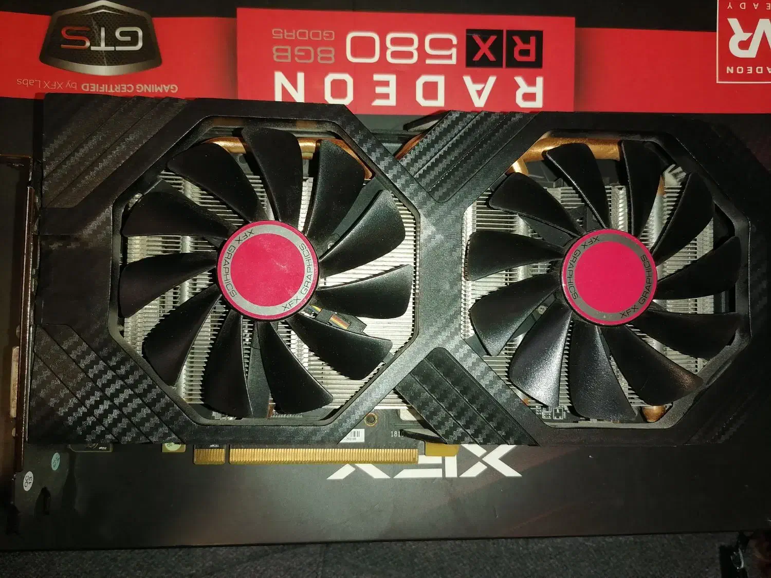 گرافیک RX 580|قطعات و لوازم جانبی رایانه|کیش, |دیوار