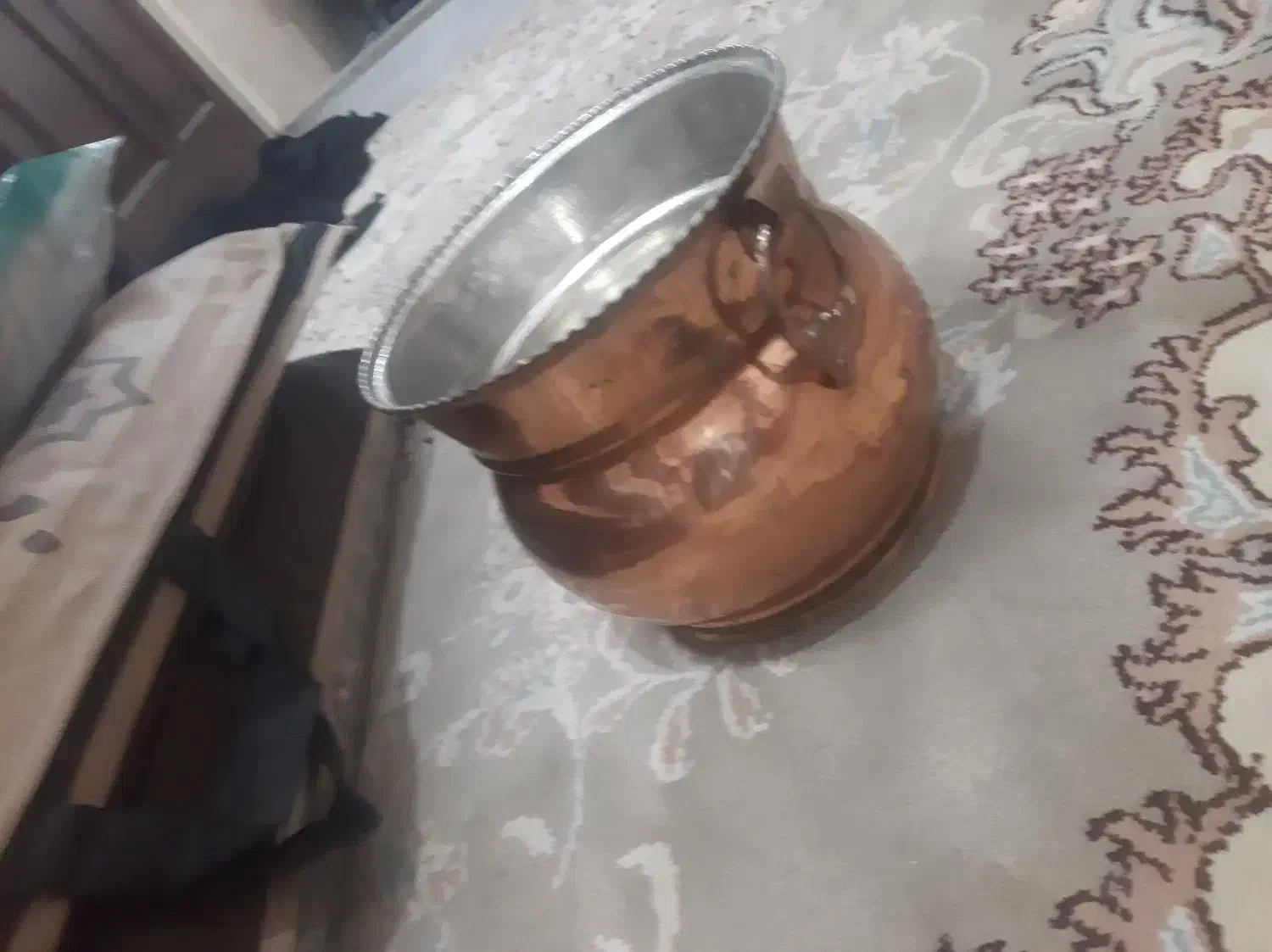 ظرف مسی بسیار زیبا|صنایع دستی و سایر لوازم تزئینی|قم, شهرک امام حسن|دیوار