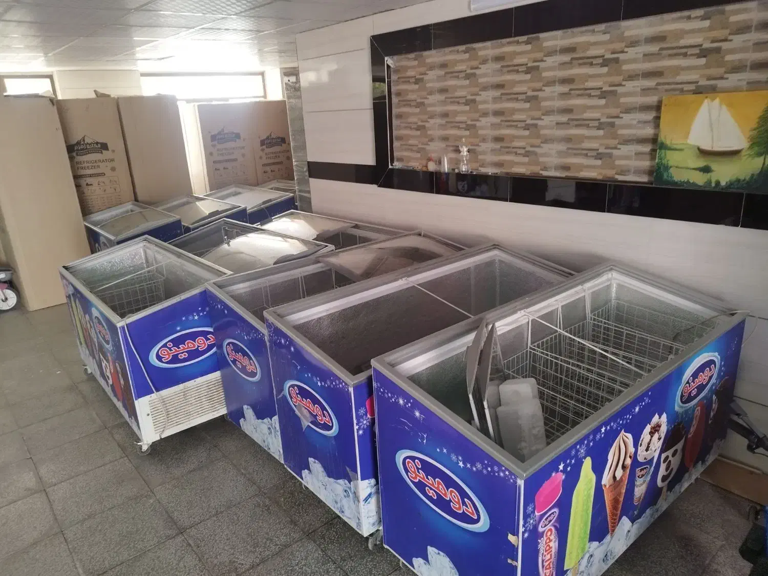 یخچال بستنی درحد کلیماسان|فروشگاه و مغازه|ساوه, |دیوار