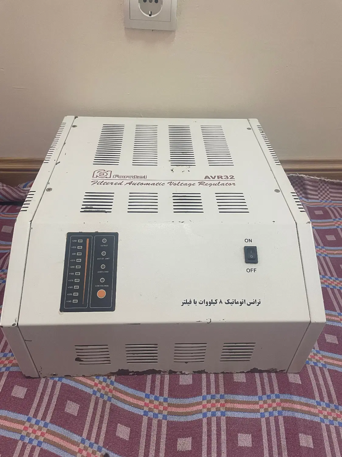 ترانس اتوماتیک ۸ کیلو وات با فیلتر ( فاراتل)AVR32|قطعات و لوازم جانبی رایانه|تهران, مهرآباد|دیوار
