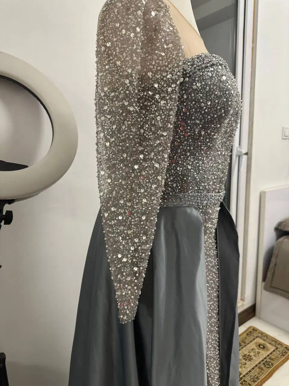 لباس سنگدوزی شده پارچه دانتل|لباس|گلستان (تهران), |دیوار