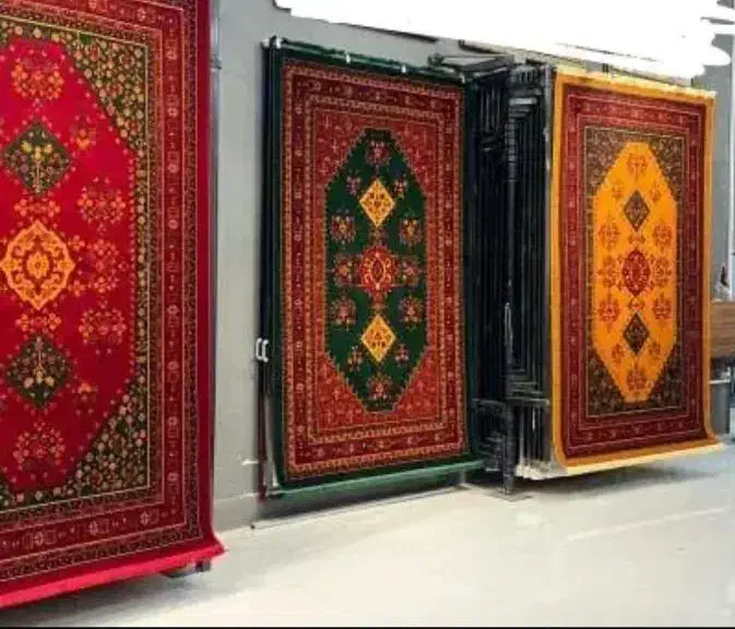 فرش‌های مدرن وسنتی+قالی خوشرنگ ابریشمی&|فرش|بوشهر, |دیوار