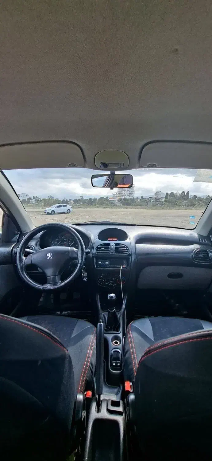 پژو۲۰۶ سفید|خودرو سواری و وانت|خرم‌آباد (تنکابن), |دیوار