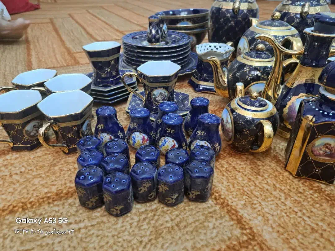 ظروف تزئینی سرمه ایی|صنایع دستی و سایر لوازم تزئینی|فولادشهر, B6|دیوار