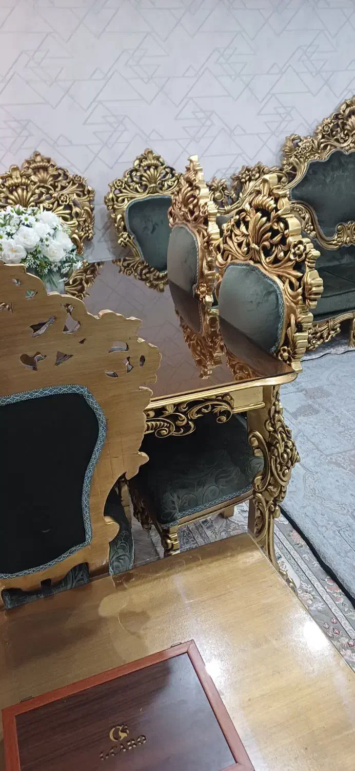 نهارخوری چوب راش|میز و صندلی غذاخوری|بوشهر, |دیوار