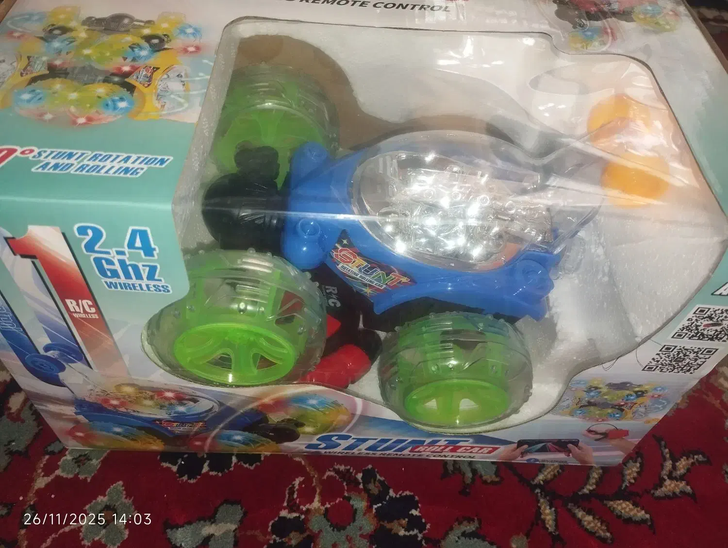 ماشین دیوانه کنترلی دود زا فرمانی|اسباب‌بازی بچه|دهدشت, |دیوار