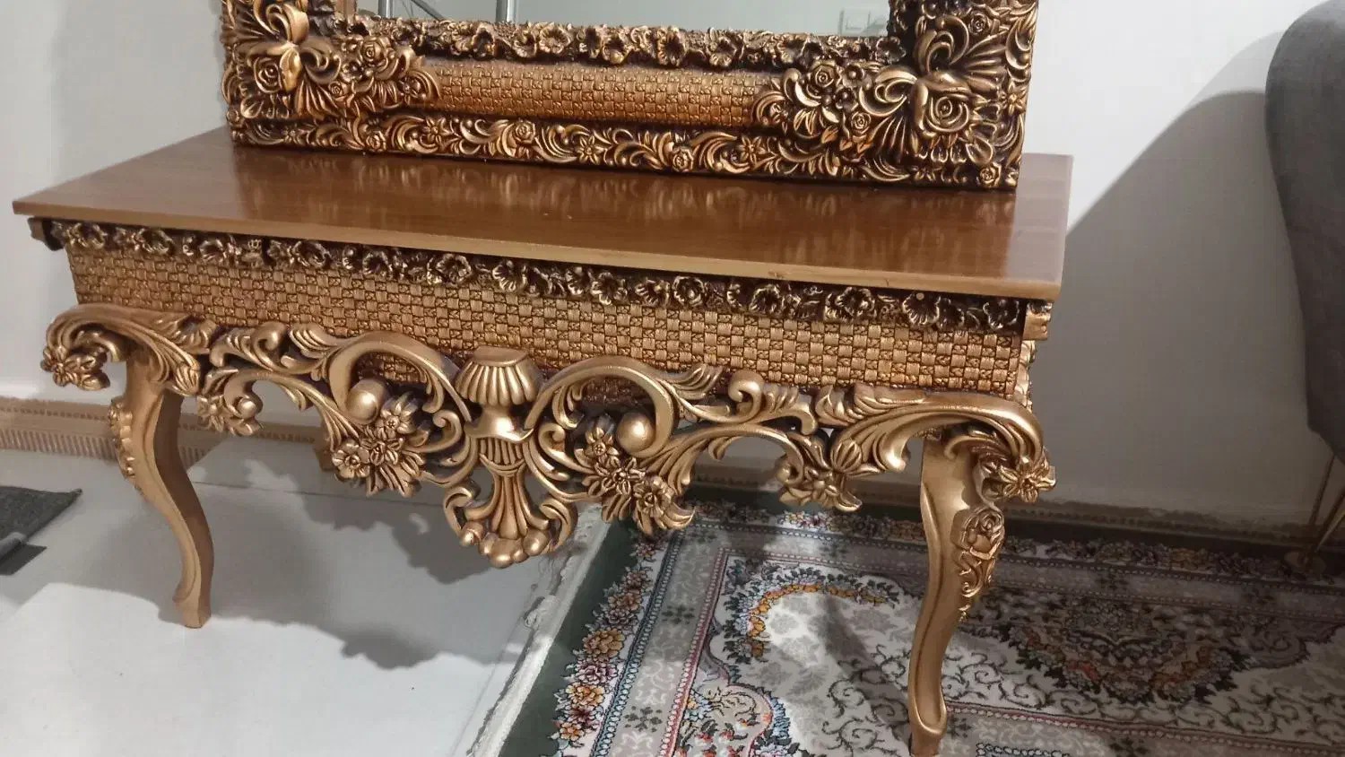 آینه کنسول|بوفه، ویترین، کنسول|تایباد, |دیوار