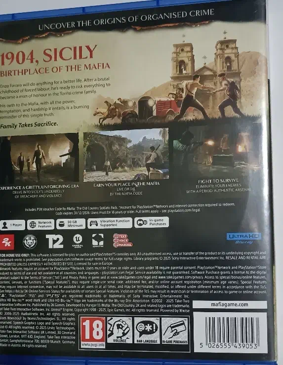 دیسک بازی mafia old country|کنسول، بازی ویدئویی و آنلاین|چهارباغ, |دیوار