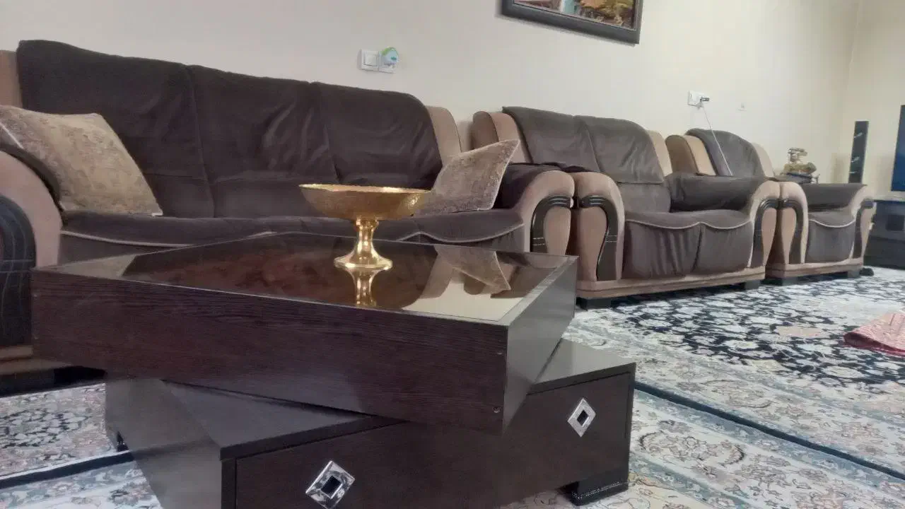مبل راحتی ۷ نفره|مبلمان خانگی و میز عسلی|نهاوند, |دیوار