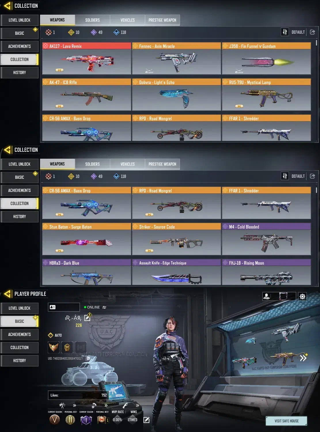 اکانت کامل و مهندسی شده|کنسول، بازی ویدئویی و آنلاین|الوند, |دیوار