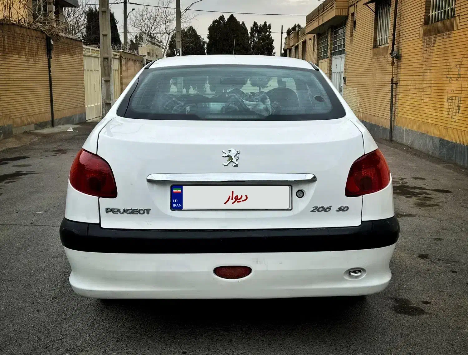 پژو ۲۰۶  v20 مدل ۹۱|خودرو سواری و وانت|شاهین‌شهر, فردوسی|دیوار