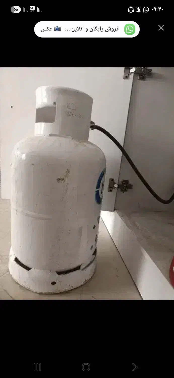 کپسول کیش گاز سفید با رگولاتور شیلنگ فول شارژ|اجاق گاز و لوازم برقی پختوپز|کیش, |دیوار