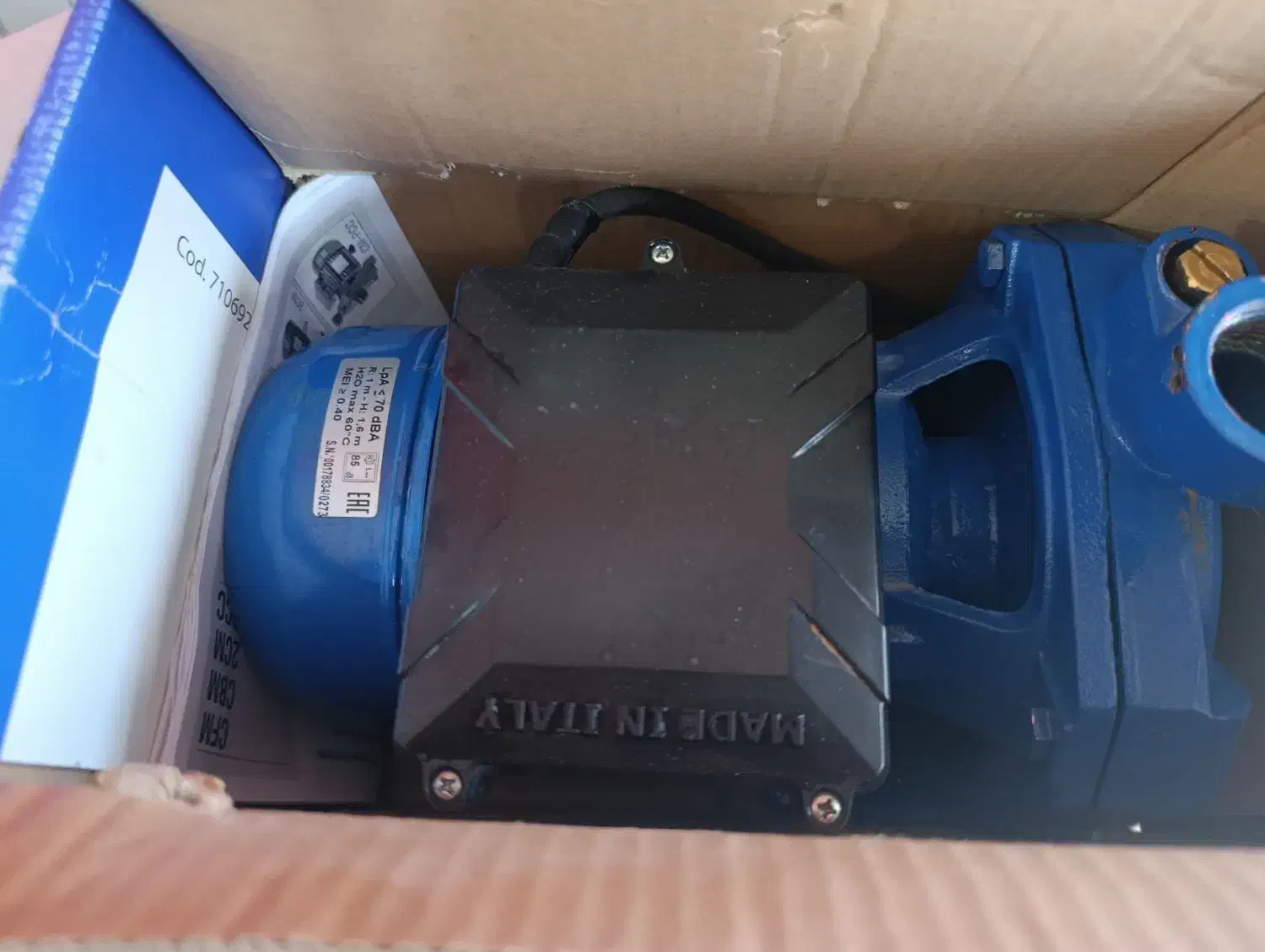 پمپ آب اسپرونی یک اسب بشقاب|مصالح و تجهیزات ساختمان|کرمان, |دیوار