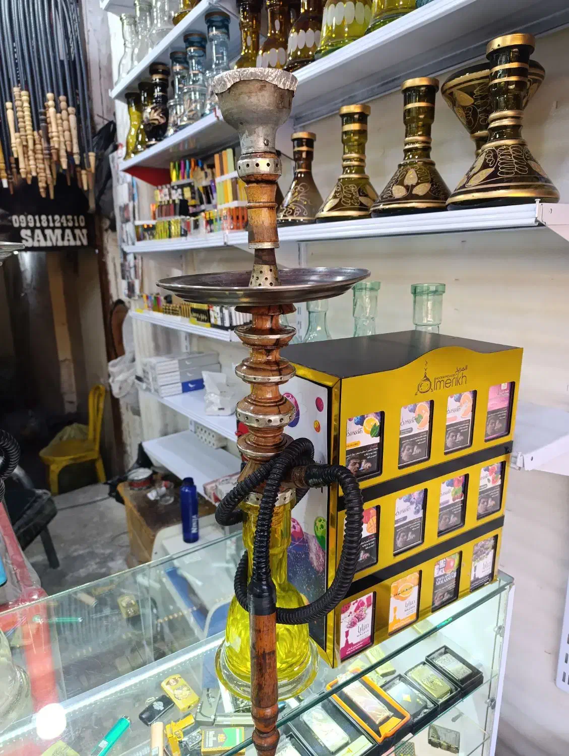 چوب زرد قدیمی|کلکسیون اشیاء عتیقه|ایلام, |دیوار