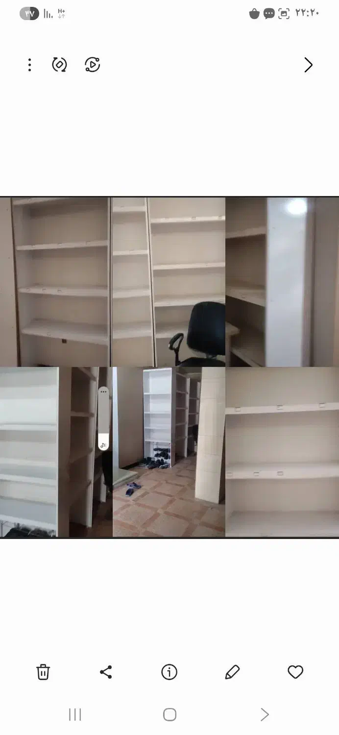 قفسه.ام دی اف .|کتابخانه، شلف، قفسه‌های دیواری|شهرکرد, |دیوار