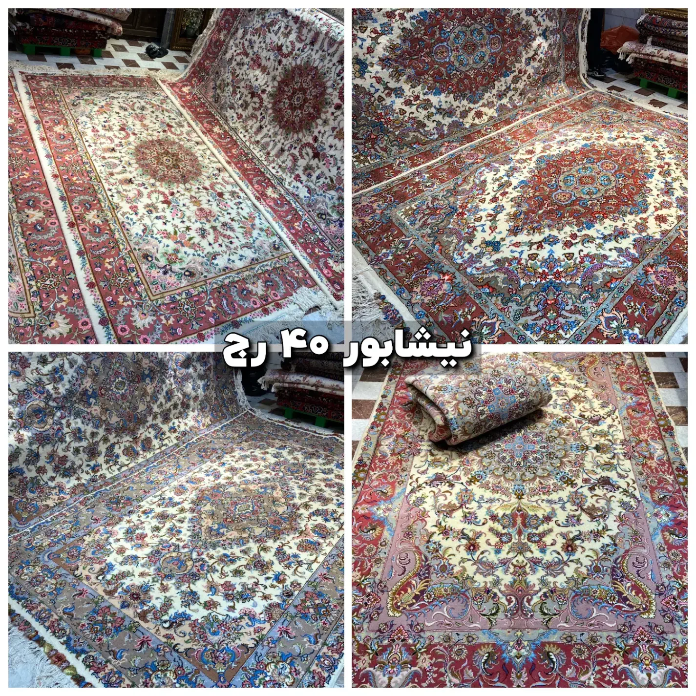 فرش دستباف ، جفت ۶ متری نو طرح تبریز دستبافت|فرش|تهران, مولوی|دیوار