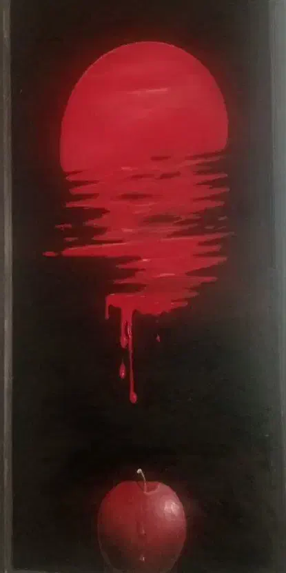 تابلو نقاشی رنگ روغن رو قاب چوبی|تابلو، نقاشی، عکس|کرج, اصفهانیها|دیوار