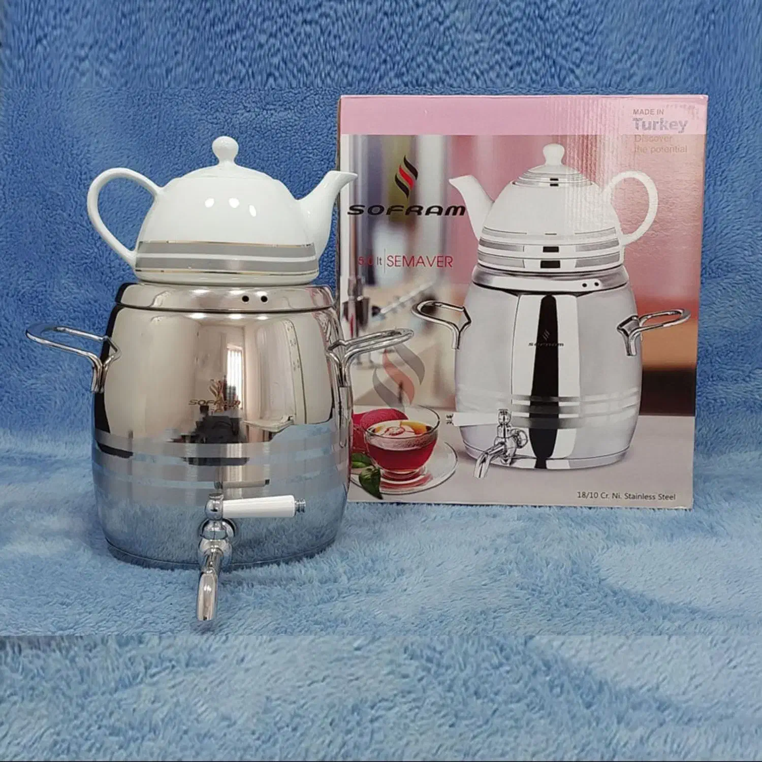 کتری و قوری استیل ترک|قوری، کتری، قهوه‌ساز دستی|گرگان, |دیوار