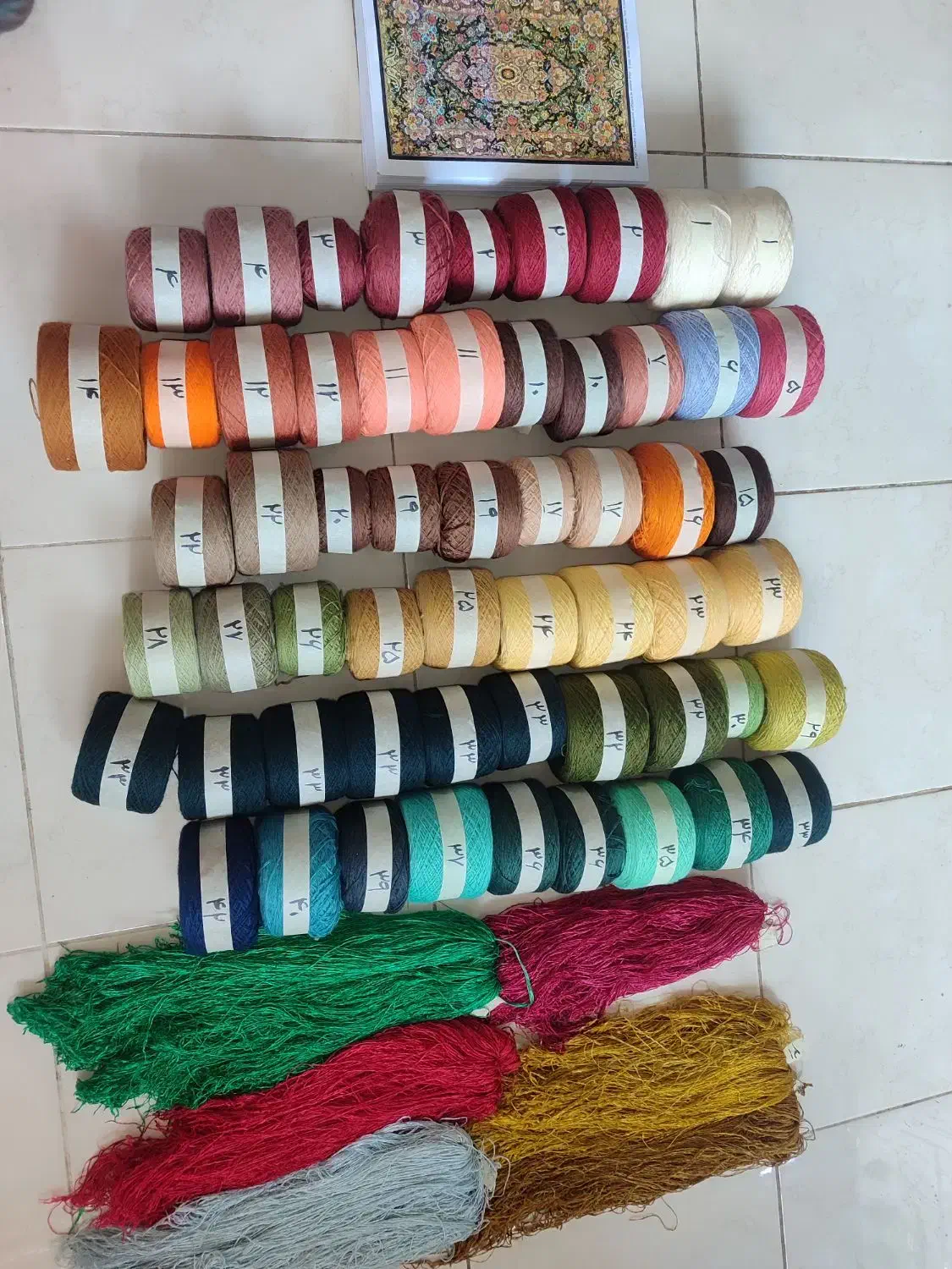 نخ و نقشه تبریز بافت فرش دستباف|فرش|زنجان, |دیوار