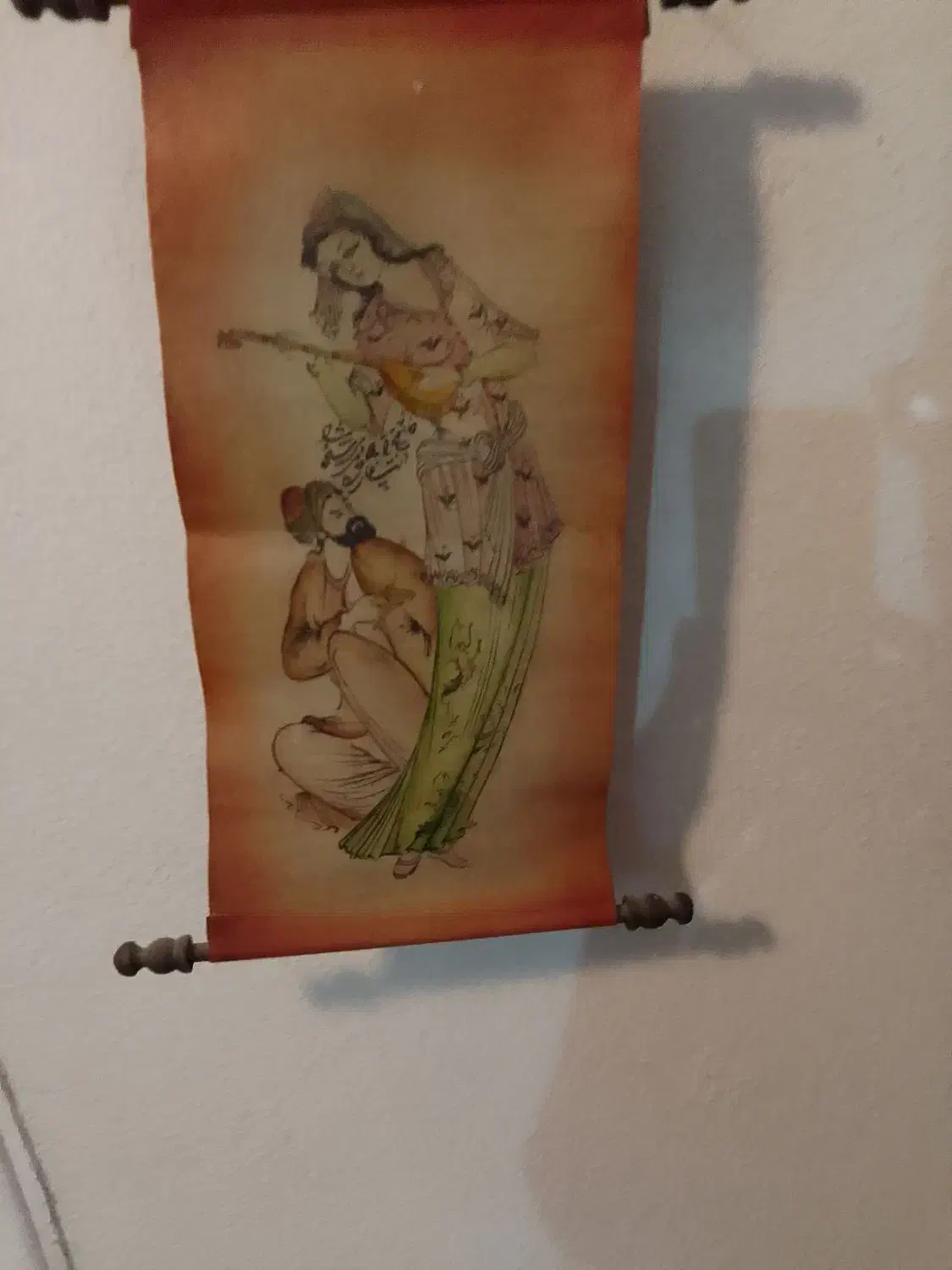 تابلو آویزچرم لیلی و مجنون|تابلو، نقاشی، عکس|گرگان, |دیوار