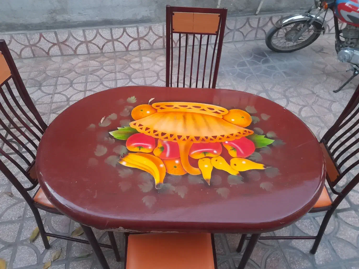 میز ناهار خوری|میز و صندلی غذاخوری|ازنا, |دیوار