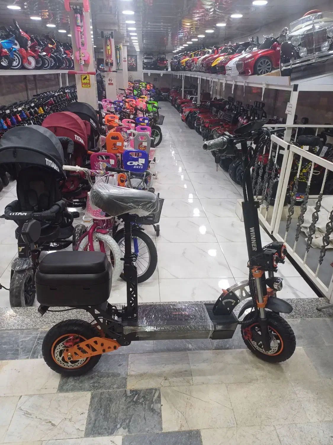 اسکوتر برقی صندلی دار جدید|دوچرخه، اسکیت، اسکوتر|اردبیل, |دیوار