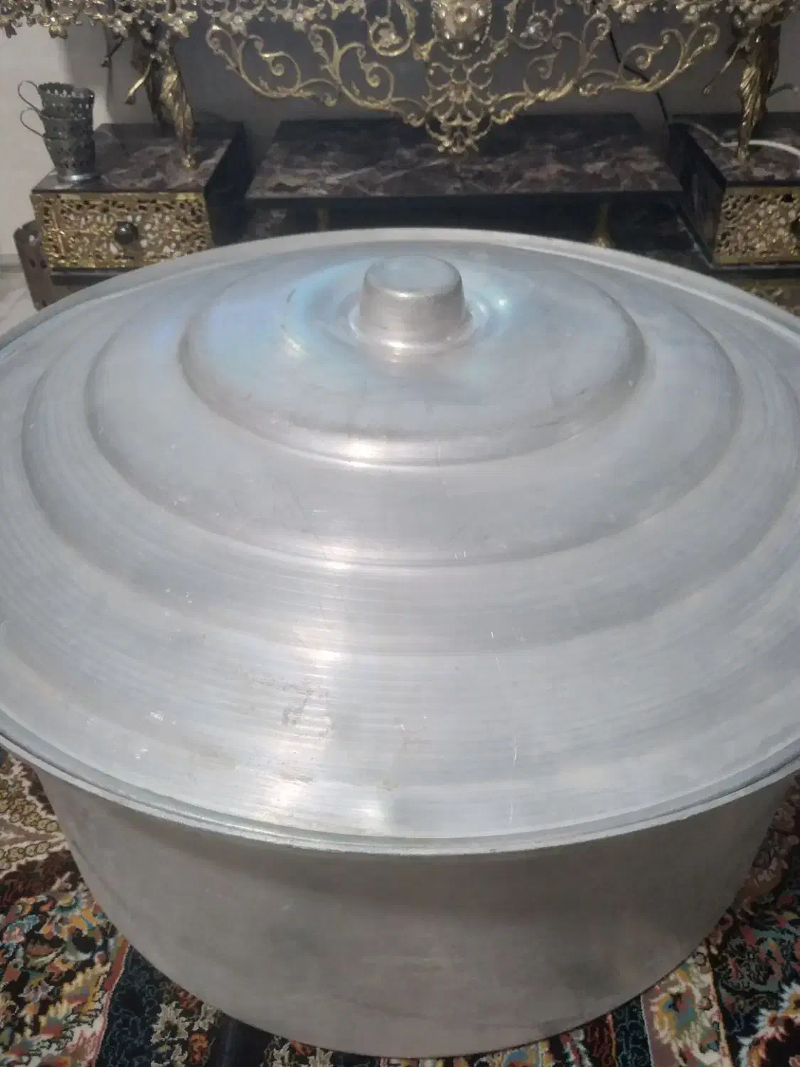 قابلمه روحی ۷۵قطر ارتفاع ۳۵ یکبار استفاده شده|ظروف پختوپز|رباطکریم, نصیرشهر|دیوار