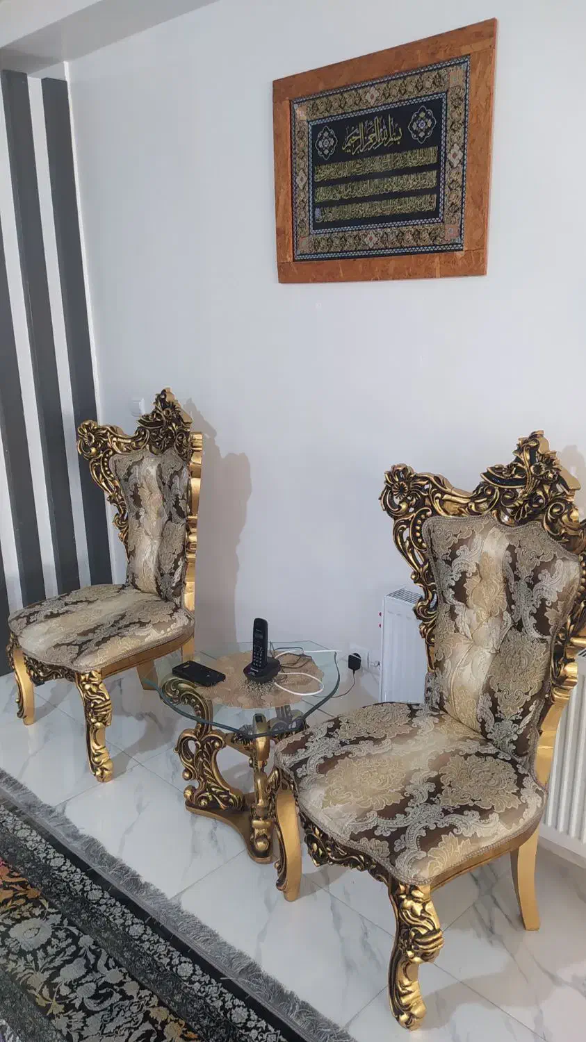 مبل سلطنتی چوب|مبلمان خانگی و میز عسلی|سهند, |دیوار