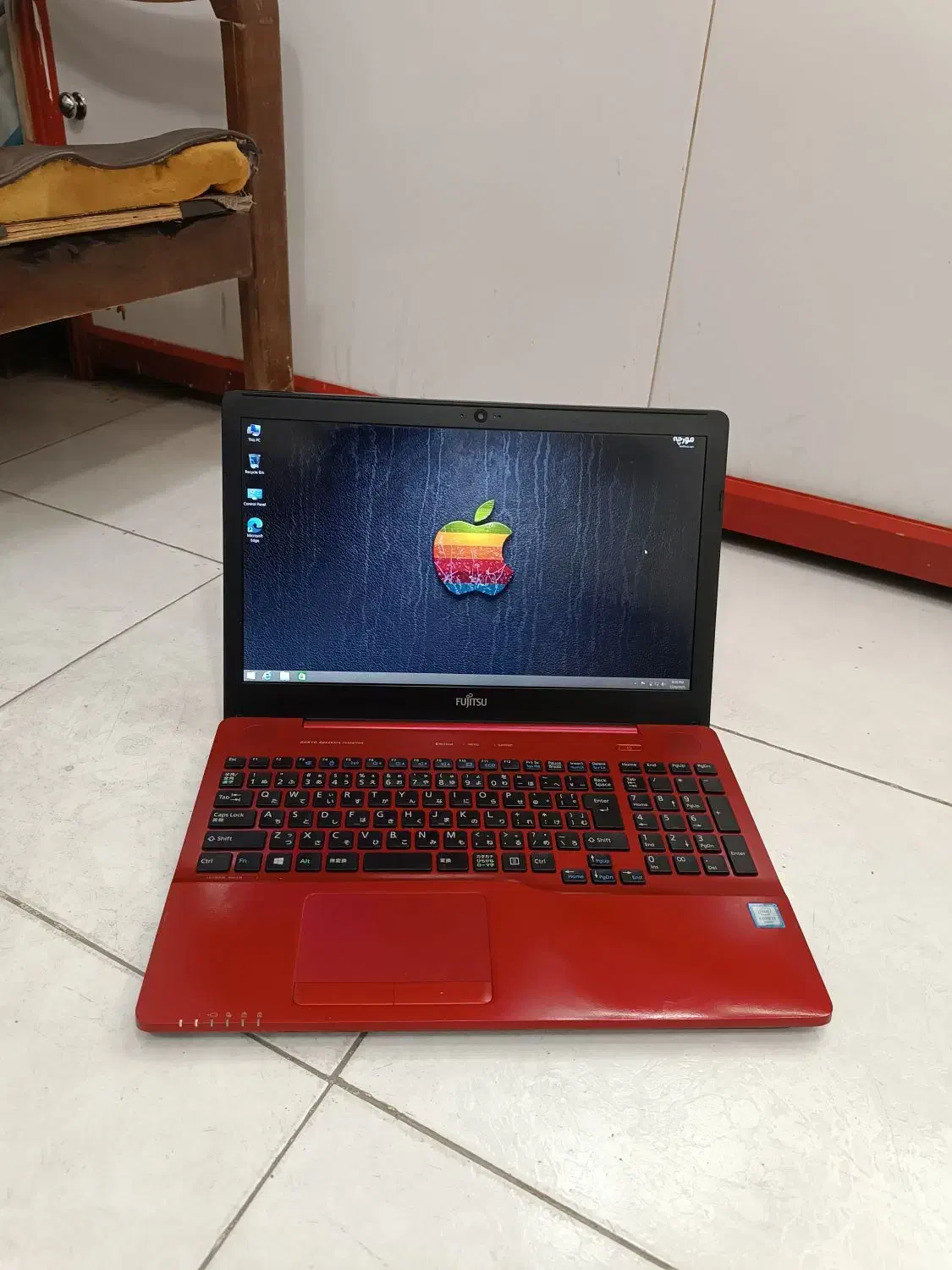 لپتاپ فوجیتسو رنگ قرمز|رایانه همراه|زاهدان, |دیوار
