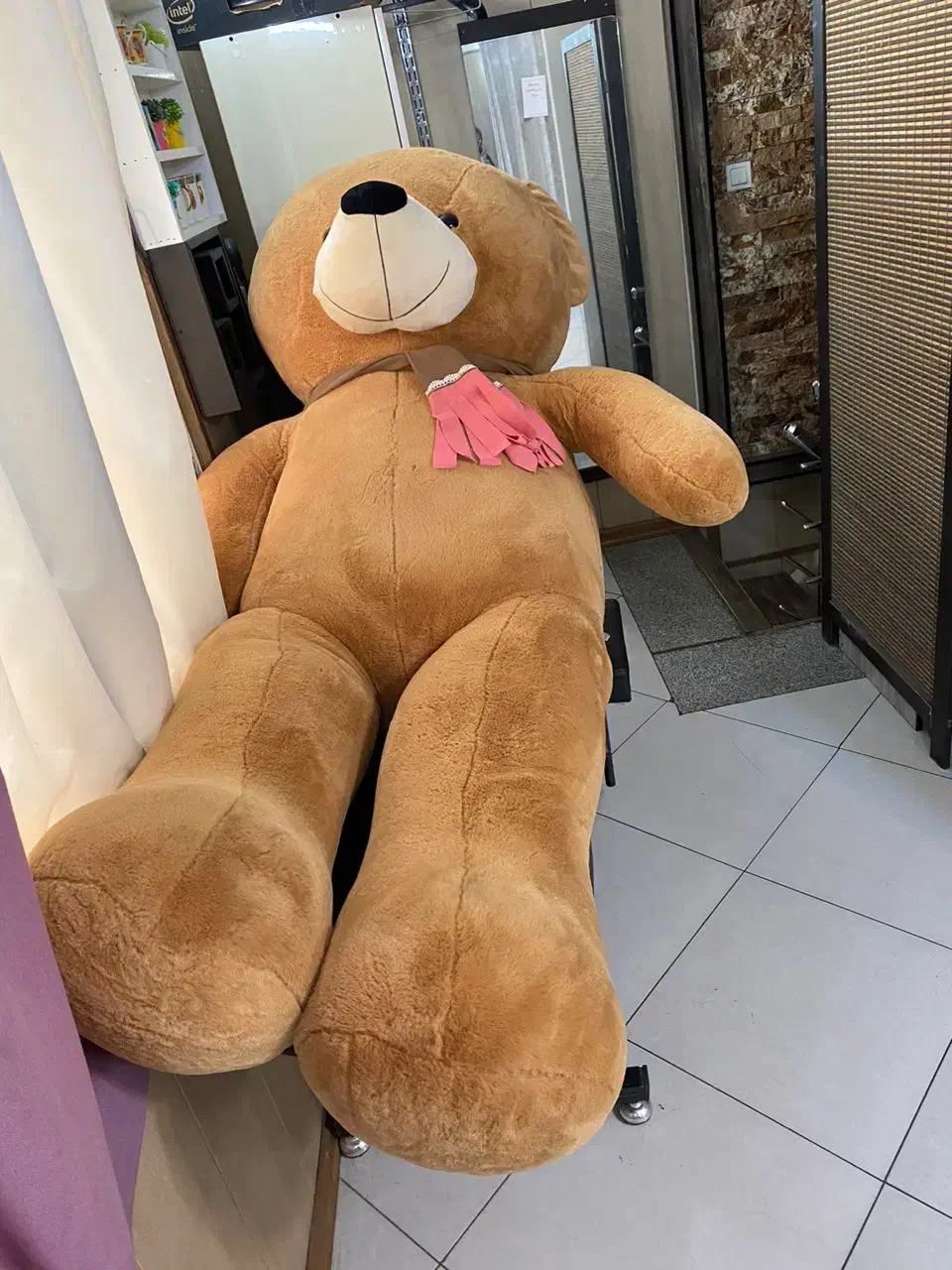 خرس بزرگ|اسباببازی بچه|ری, شهادت|دیوار