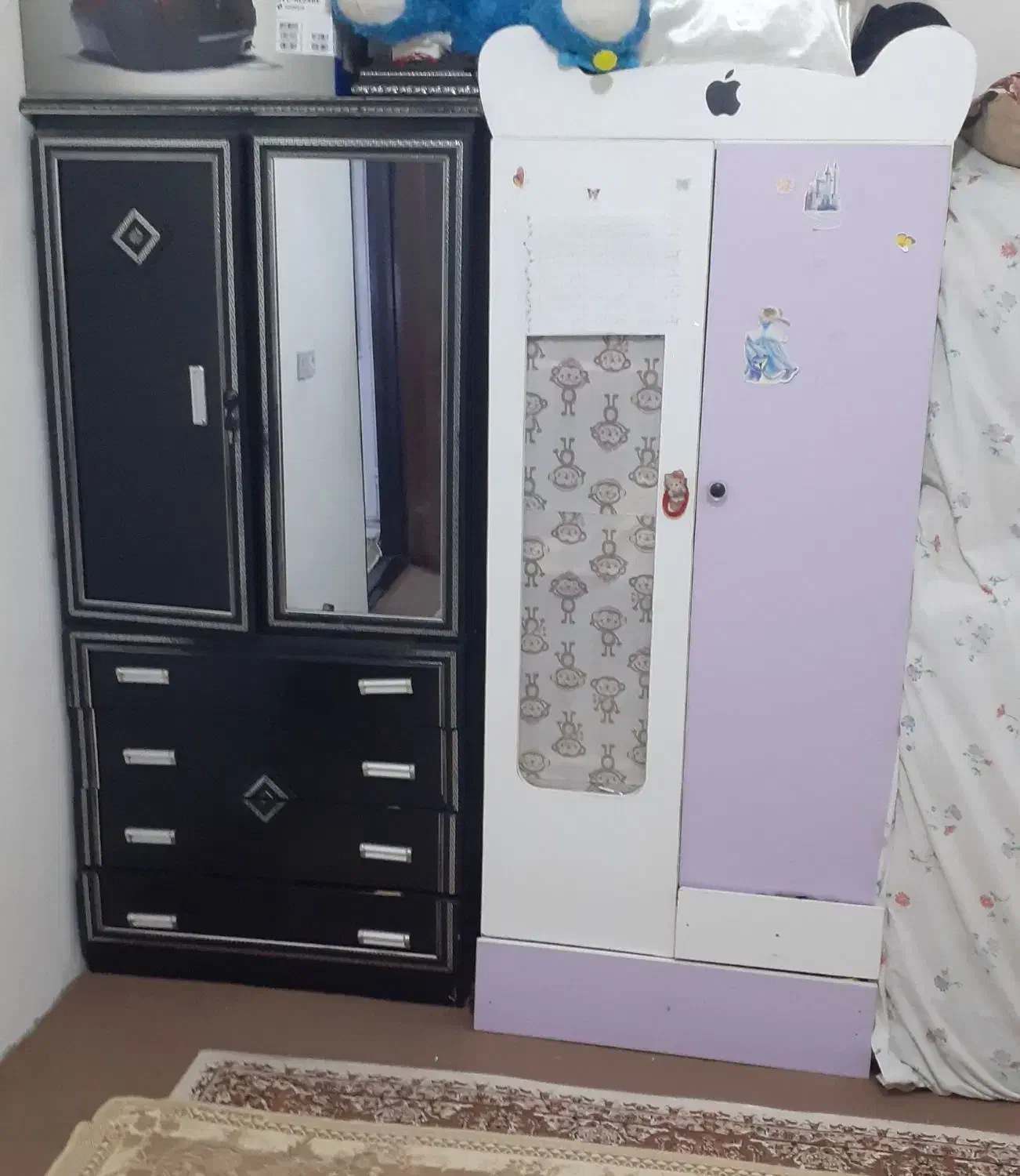 دو عدد کمد لباس|جاکفشی، کمد، دراور|کرمانشاه, |دیوار