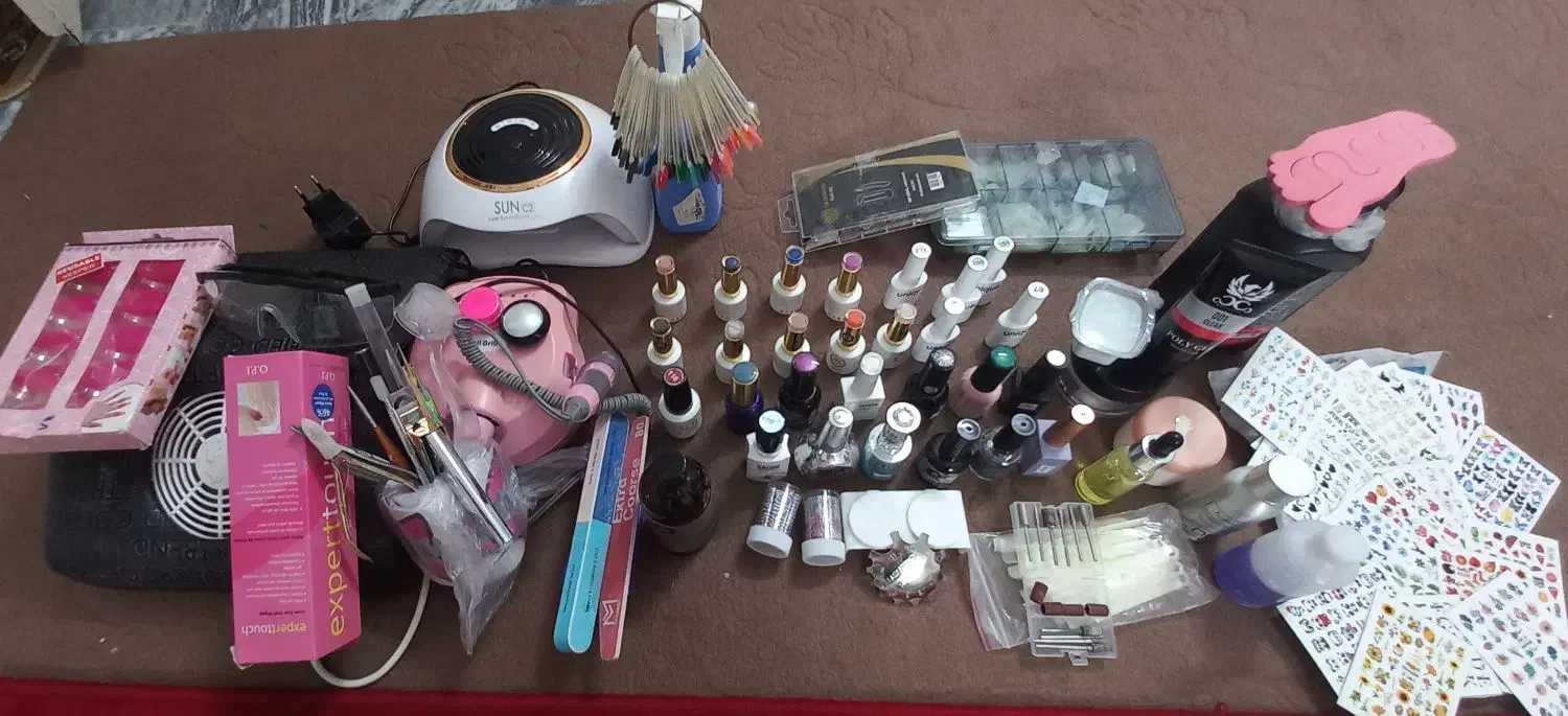 وسایل کاشت ناخن صفر تاصد کامل|آرایشی، بهداشتی، درمانی|بروجرد, |دیوار