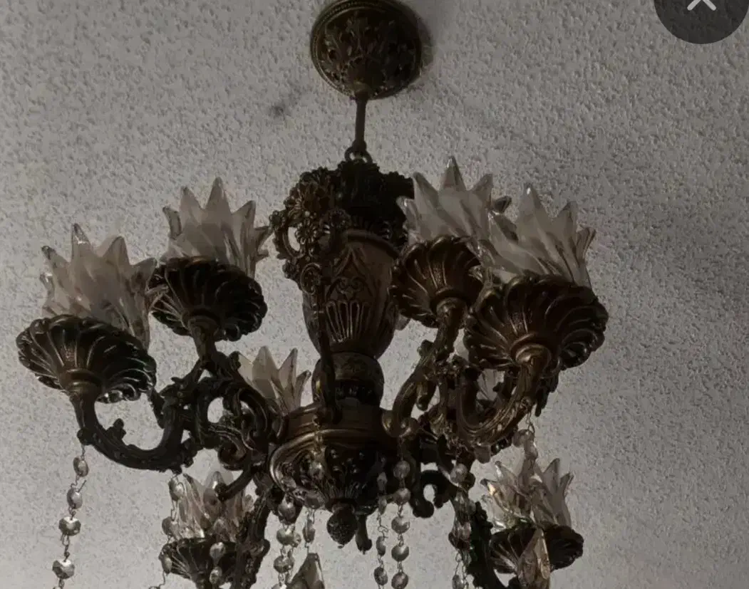 لوستر طرح برنز|لوستر و چراغ آویز|کرمانشاه, |دیوار