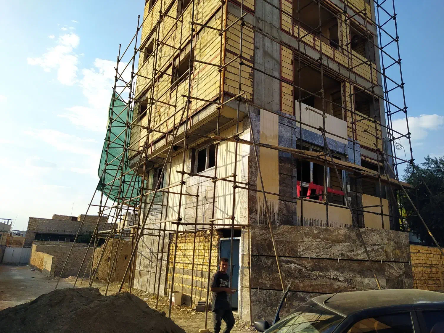 کاشیکار سنگ کار استخر جکووزی ساخت ساز باغ|خدمات پیشه و مهارت|خمینیشهر, |دیوار