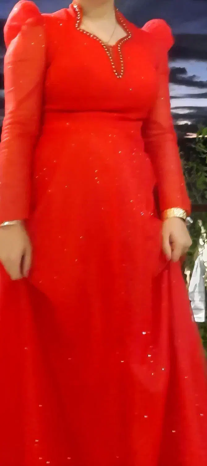 لباس مجلسی شاین قرمز|لباس|دورود, |دیوار