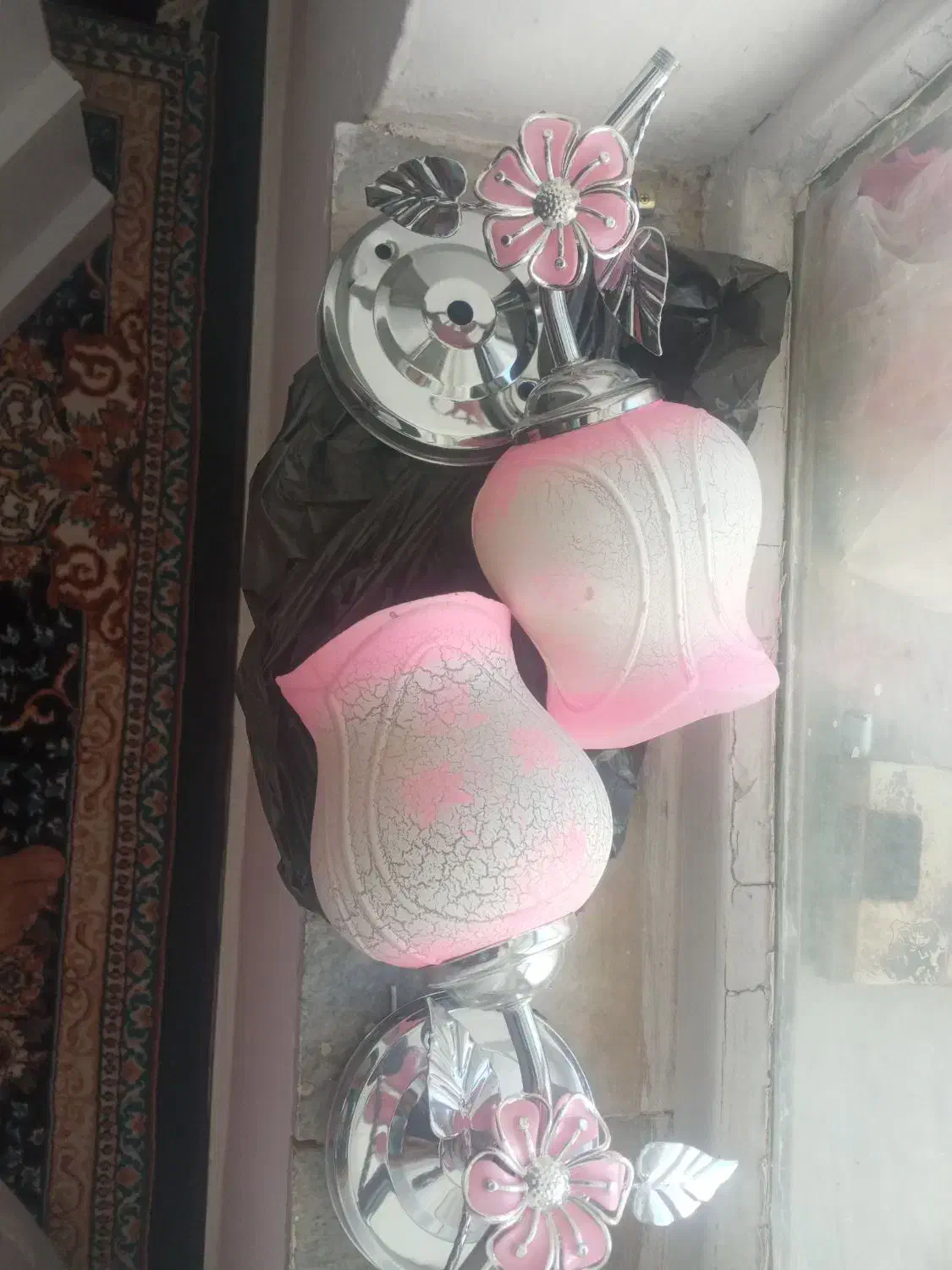 لوستر|لوستر و چراغ آویز|بیرجند, |دیوار