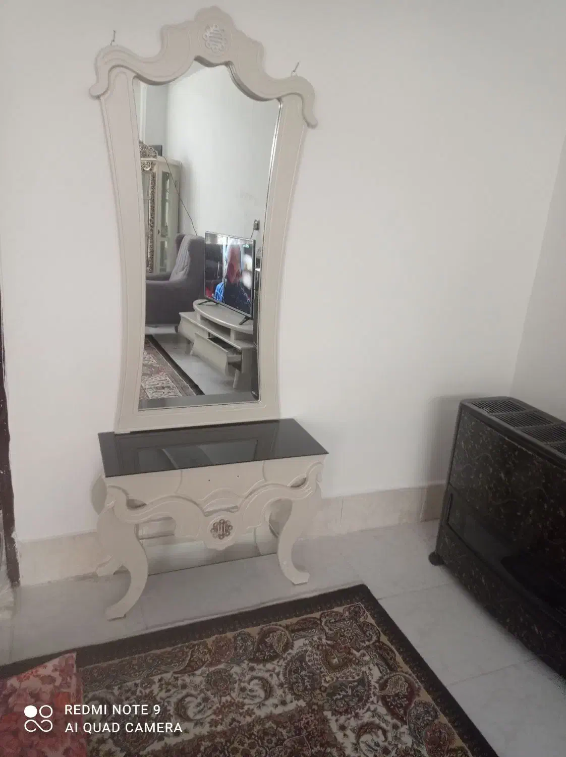 آینه کنسول ساعت،بوفه،زیرتلوزیون|بوفه، ویترین، کنسول|قروه, |دیوار