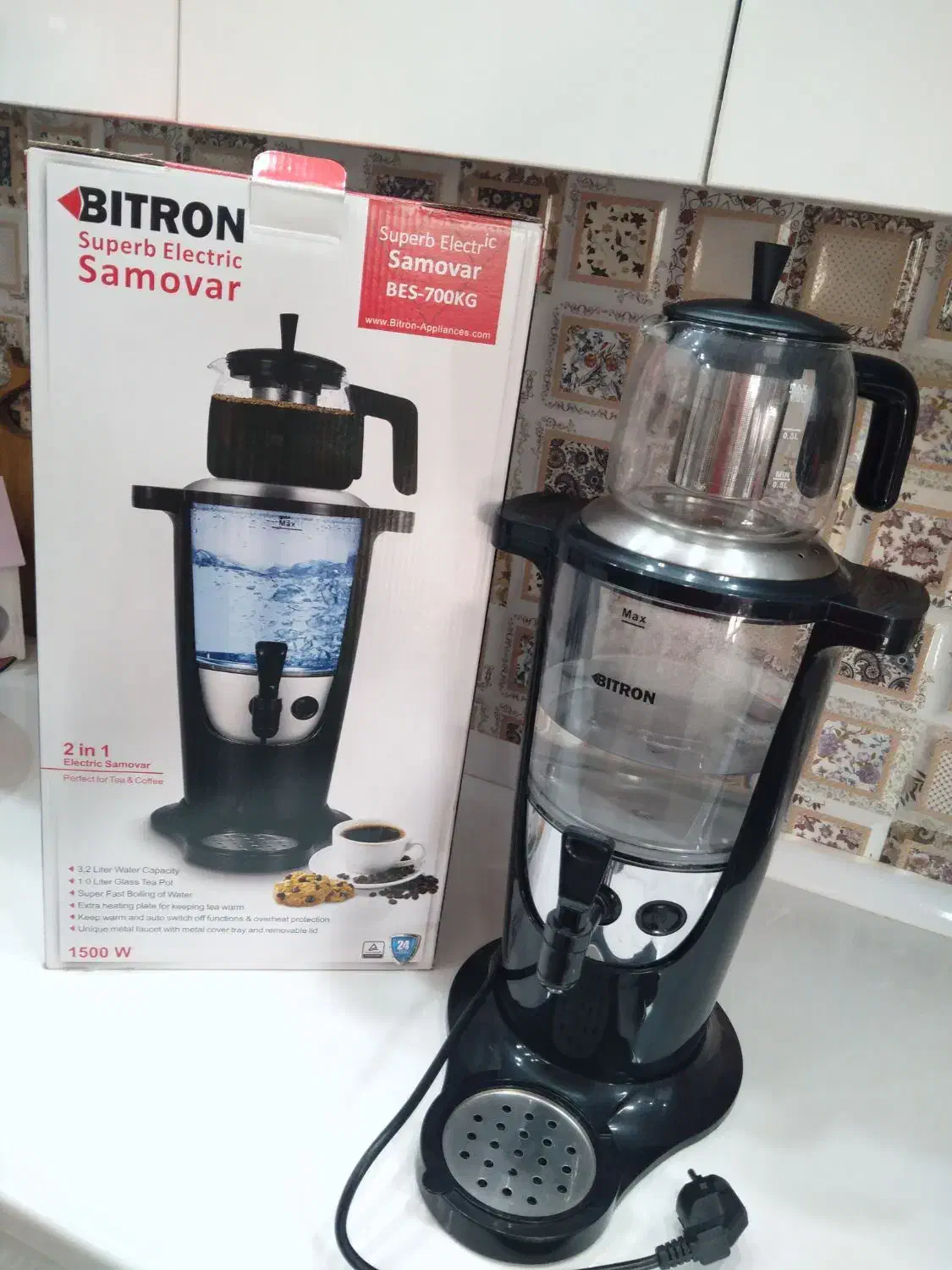 سماور برقی بایترون|سماور، چایساز، قهوهساز|فرخشهر, |دیوار