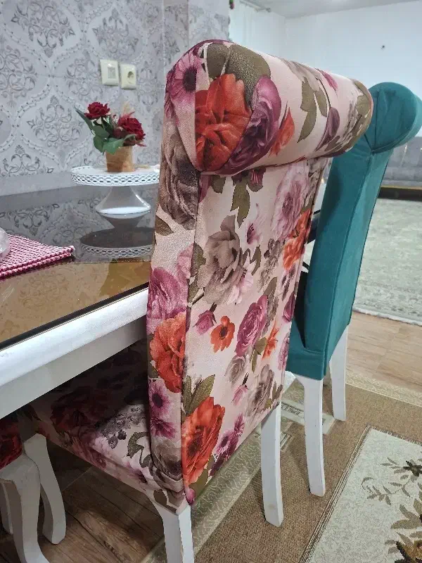 میزنهار خوری۶نفره|میز و صندلی غذاخوری|املش, |دیوار