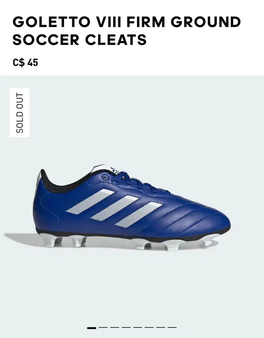 کفش فوتبال زمین چمن adidas اصل سایز ۳۶،۵|کیف، کفش، کمربند|شیراز, پارک آزادی|دیوار