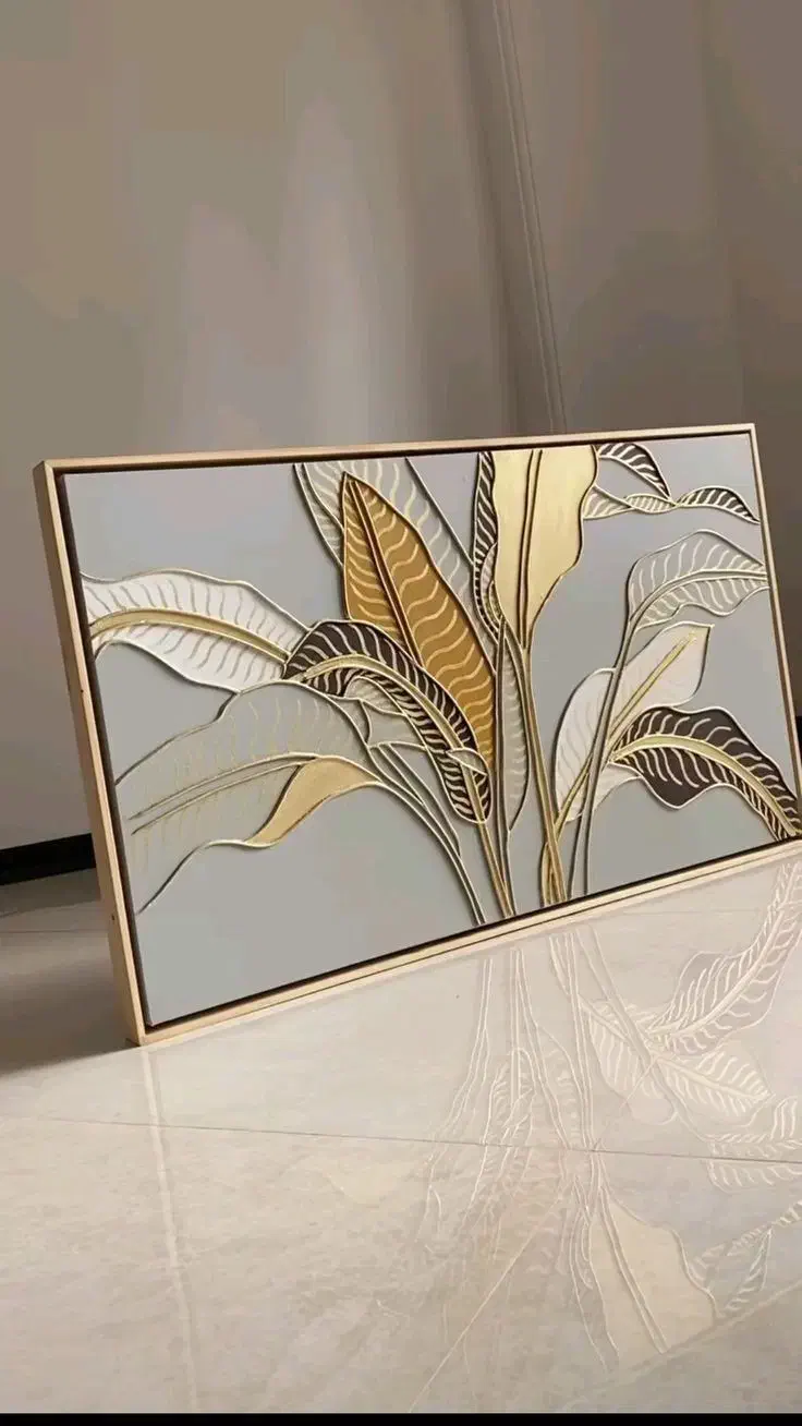 تابلو دکوراتیو برگ موز|تابلو، نقاشی، عکس|چالوس, |دیوار