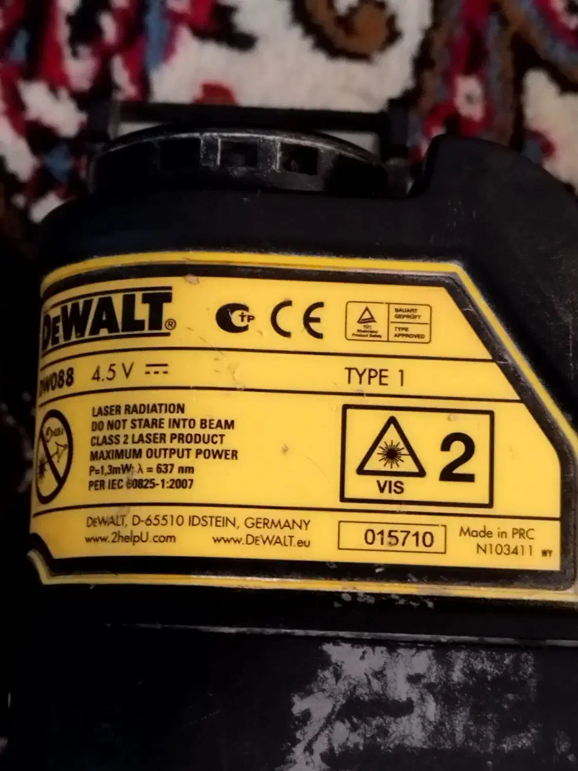 لیزر DEWALTتیپ1(نور قرمز )برای کناف کاری|ابزارآلات|کرج, شهرک سپهر|دیوار