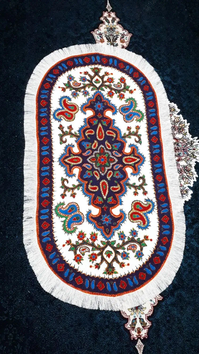 رومیزی بیضی پته|پرده، رانر، رومیزی|کرمان, |دیوار