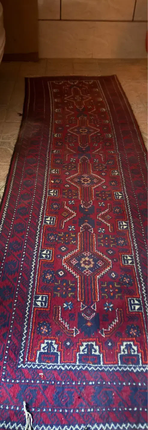 کناره فرش دستبافت قدیمی|فرش|اصفهان, قائمیه|دیوار