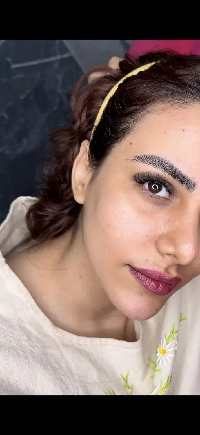 مدل اکستنشن مژه و لیفت ابرو فقط با هزینه مواد|خدمات آرایشگری و زیبایی|ماسال, |دیوار