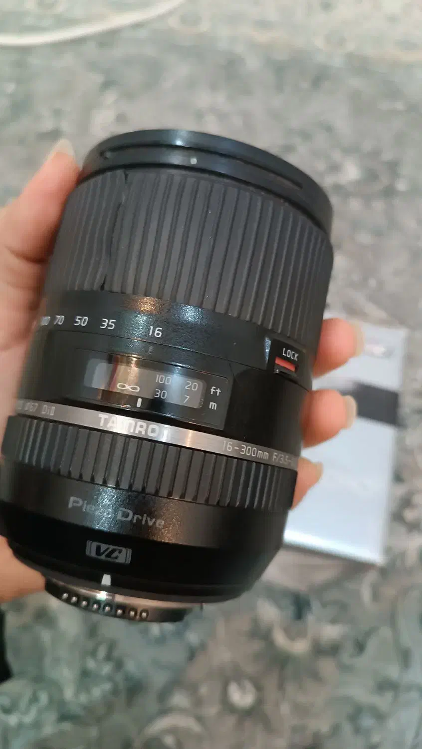 لنز حرفه ای برای نیکون 300-16 F 3/5 تامرون DI II|دوربین عکاسی و فیلمبرداری|مشهد, قائم|دیوار