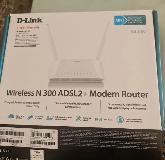 مودم مدل DSL 2750U|مودم و تجهیزات شبکه|تهران, مجیدآباد|دیوار